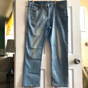 Levi Strauss & Co. Mens Light Washed Jeans 38x30